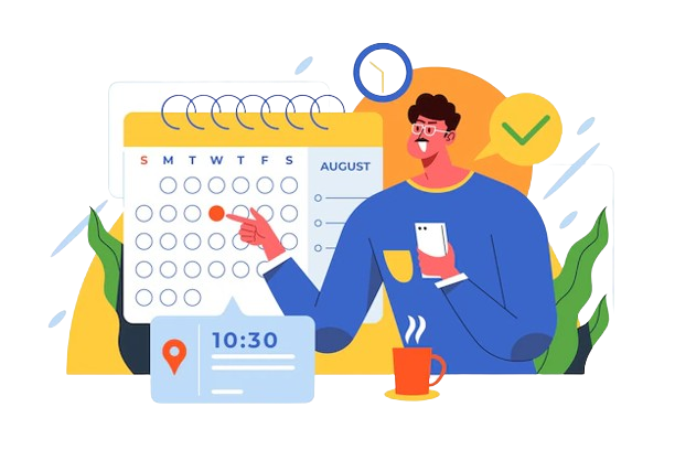 Book appointment illustration